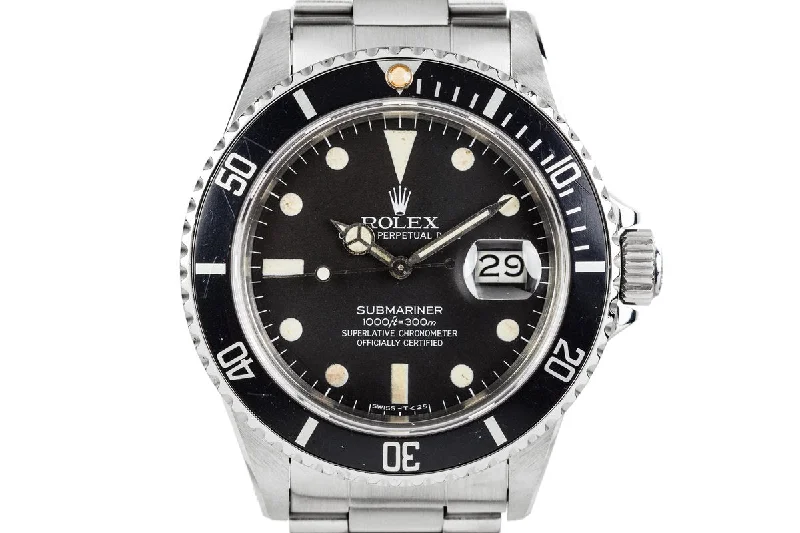 1982 Rolex Submariner 16800 with Matte Dial-Rolex Milgauss 116400GV Z-Blue Watch