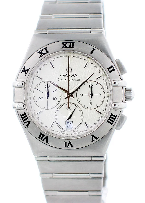 Omega Constellation Chronograph 1542.30.00 Mens Watch-Omega Speedmaster 39mm Chronograph Watch