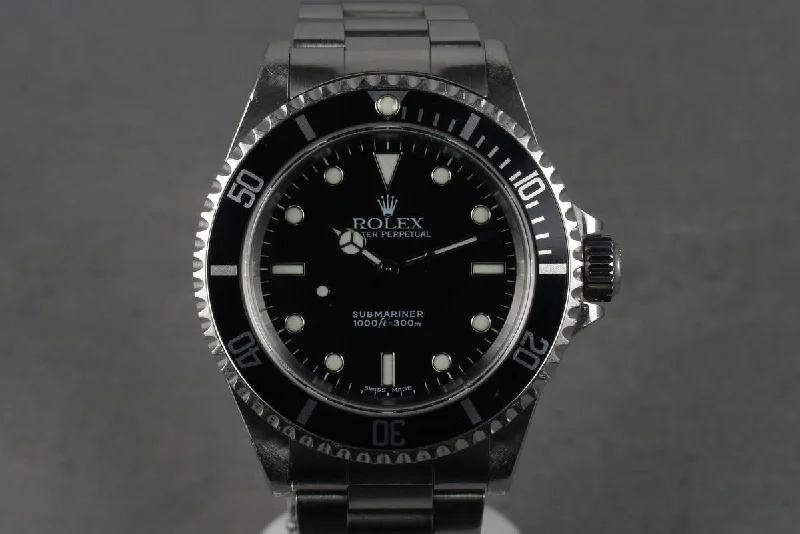 2001 Rolex Submariner  14060M with Box and Papers-Rolex GMT-Master II Pepsi Bezel Watch