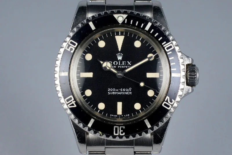 1966 Rolex Submariner 5513 Meters First Dial-Rolex Daytona 116520 Black Dial Watch