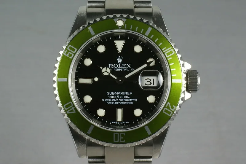 Rolex Green Submariner 16610 LV with Box and Papers-Rolex Day-Date 36mm Champagne Dial Watch