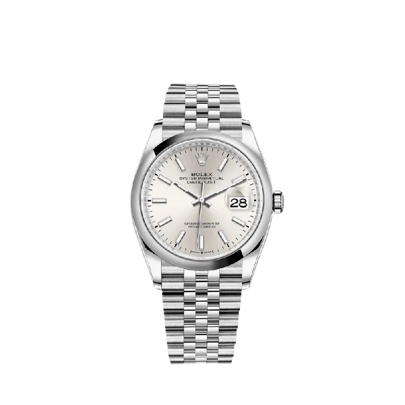 Rolex Datejust 126200 Stainless Steel Silver Dial Jubilee-Rolex Oyster Perpetual Watch