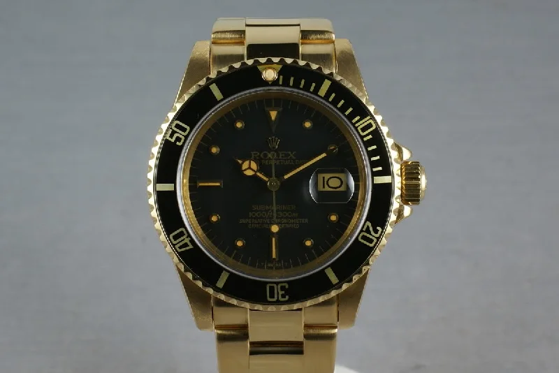 Submariner 18K 16808 Black Nipple Dial with Recent RSC Service-Rolex Submariner 126610LN Watch