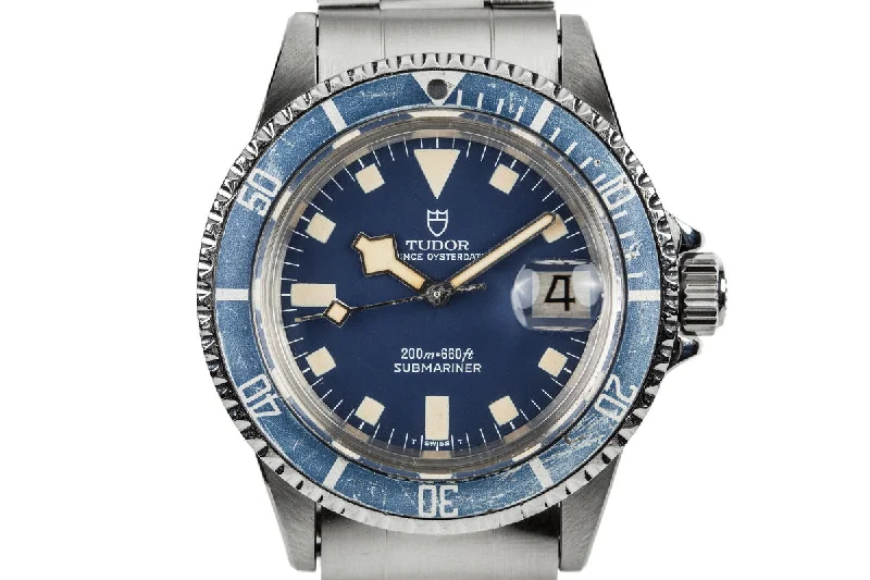 1981 Tudor Submariner 94110 with Blue Snowflake Dial-Rolex GMT-Master II Green Dial Watch