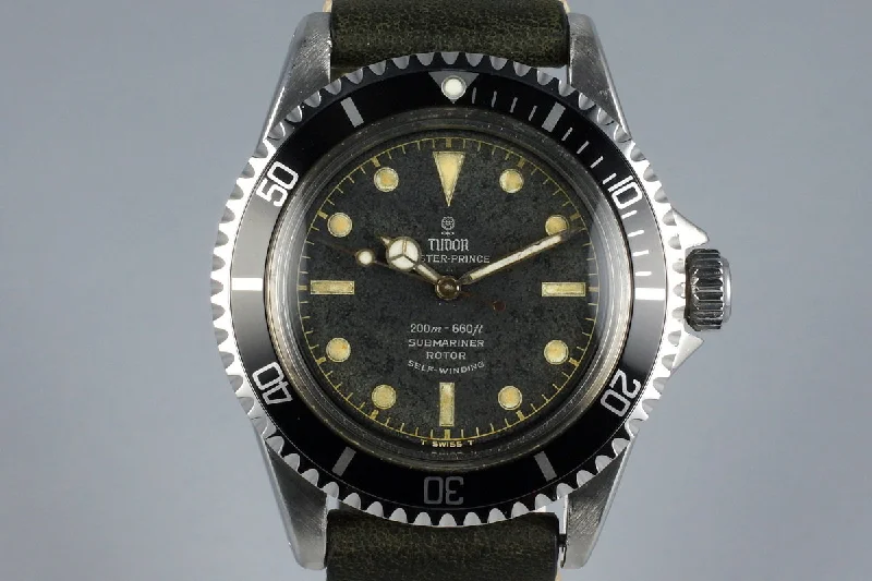 1963 Tudor Submariner 7928 PCG Gilt Chapter Ring Dial-Rolex Submariner Ceramic Watch