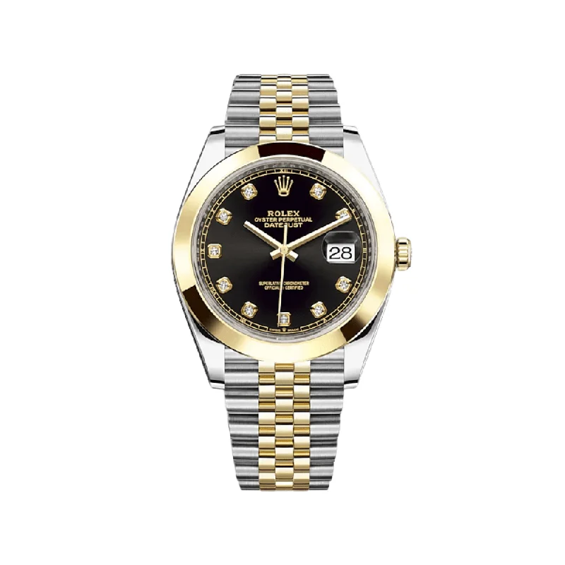 Rolex Datejust 126303 Stainless Steel Yellow Gold Black Diamond Dial Jubilee-Rolex Day-Date 40mm Yellow Gold Watch