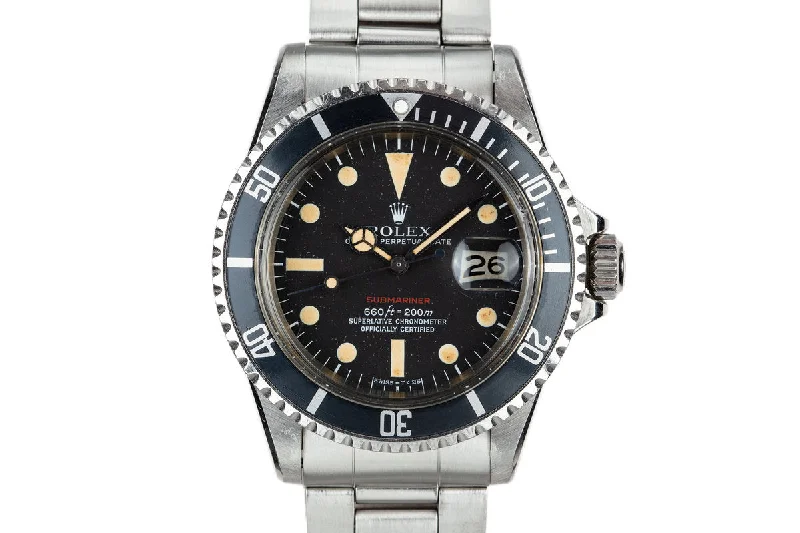 1971 Rolex Red Submariner 1680 with MK V Dial-Rolex Yacht-Master 40mm Watch