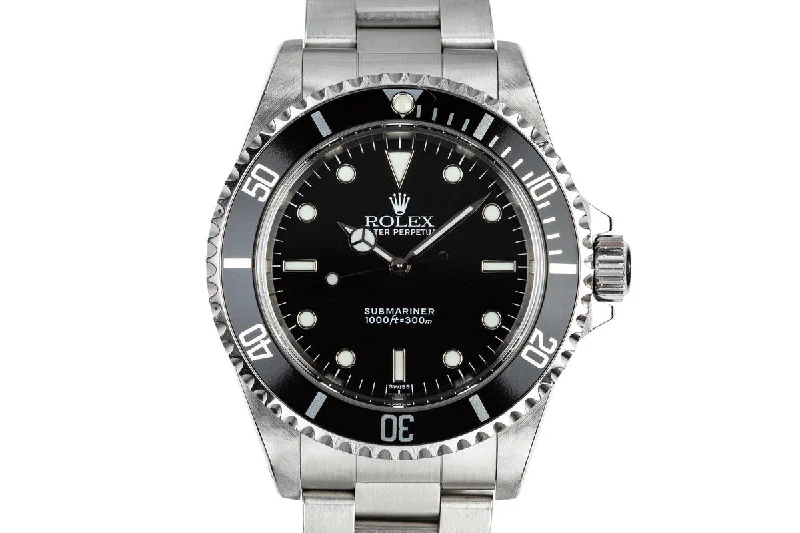 1999 Rolex Submariner 14060 with SWISS Only Dial-Rolex Oyster Perpetual 34mm Watch