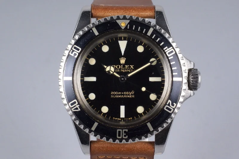 1966 Rolex Submariner 5513 with Gilt Bart Simpson Dial-Rolex GMT-Master II Pepsi Bezel Watch