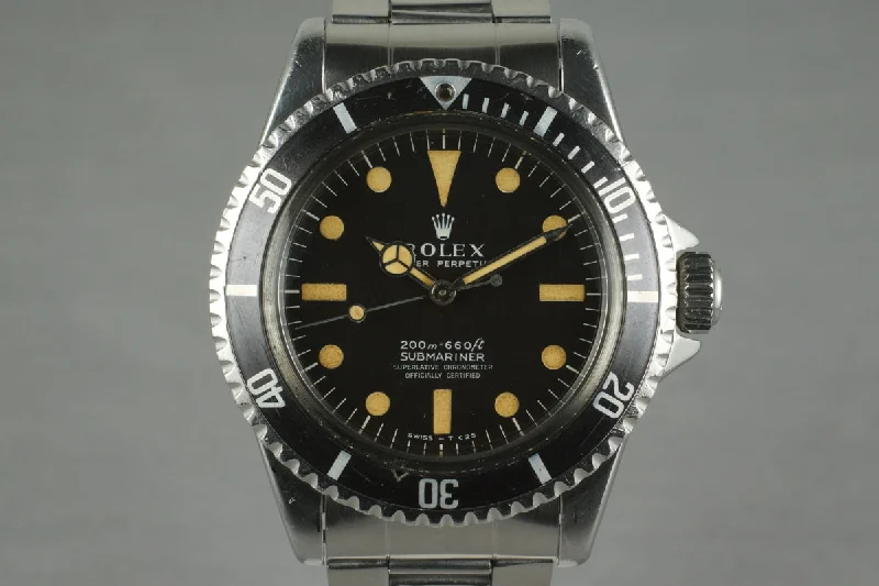 1961 Rolex Submariner 5512 PCG with Matte 4 Line Meters First Dial-Rolex Submariner 16610LV Watch