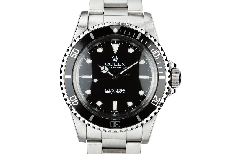 1986 Rolex Submariner 5513 Glossy "SWISS" Only Luminova Service Dial with Box and Papers-Rolex Submariner 116618LN Watch