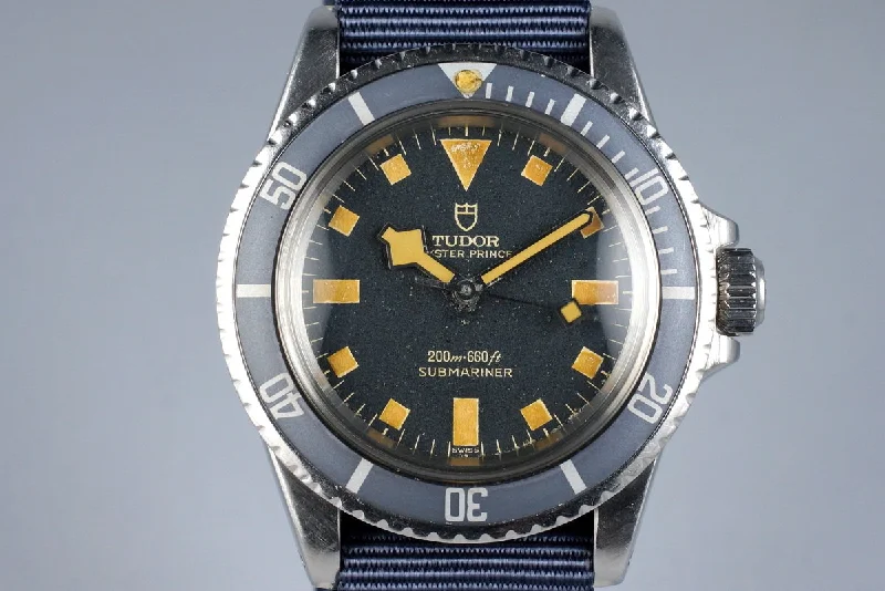 1968 Tudor Submariner 7016/0 Blue Snowflake-Rolex Submariner 116610LV Hulk Watch