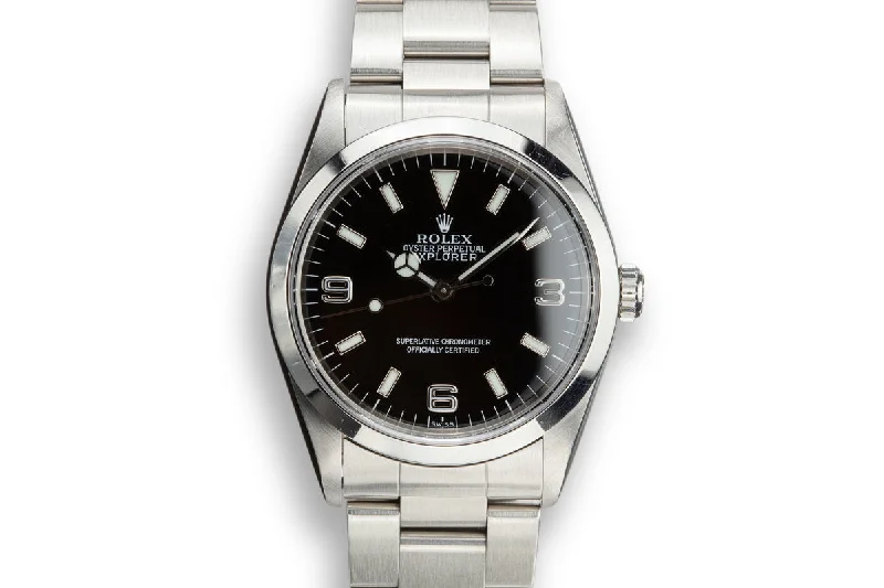 1999 Rolex Explorer 14270 "SWISS" Only Dial-Rolex Submariner Date 40mm Watch