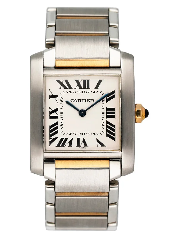 Cartier Tank Francaise 2301 Two-Tone Midsize Watch-Cartier Panthère Bracelet