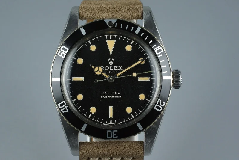 1957 Rolex Submariner 6536/1 with Service Dial-Rolex Day-Date 40mm Rose Gold Watch