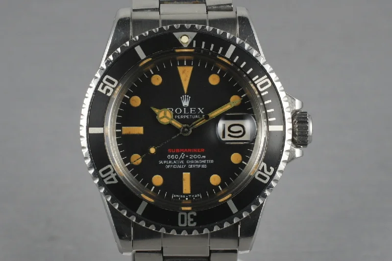 Rolex Red Submariner 1680 with ORANGE tritium Mark IV Dial-Rolex Submariner 116610LN Watch