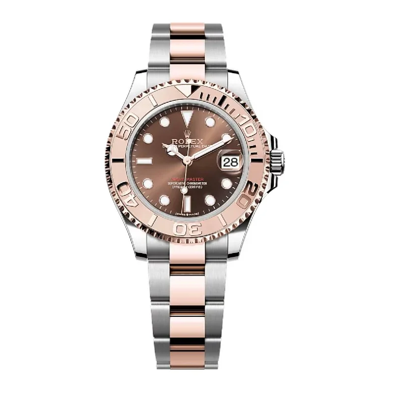 Rolex Yachtmaster 37mm - Ref: 268621-0003 - Chocolate Dial, Two Tone Stainless Steel & 18K Rose Gold Oyster Bracelet Watch-Rolex GMT-Master II 126710 Watch