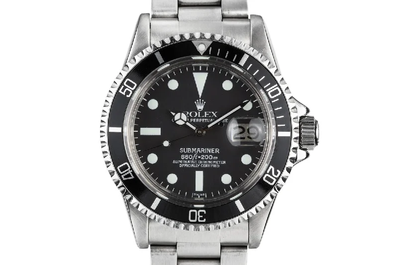 1979 Rolex Submariner 1680 with Luminova Service Dial and Hands-Rolex Submariner Date 40mm Watch