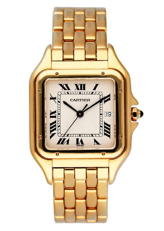 Cartier Panthere Large 106000M 18K Yellow Gold Mens Watch-Cartier Love Bracelet with Diamonds