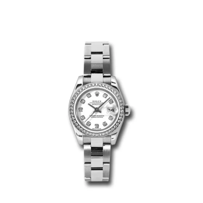 Rolex Datejust 26mm - Ref: 179384 wdo - White Dial, Stainless Steel Oyster Bracelet Women's Watch-Rolex Cosmograph Daytona 116520 Black Dial Watch