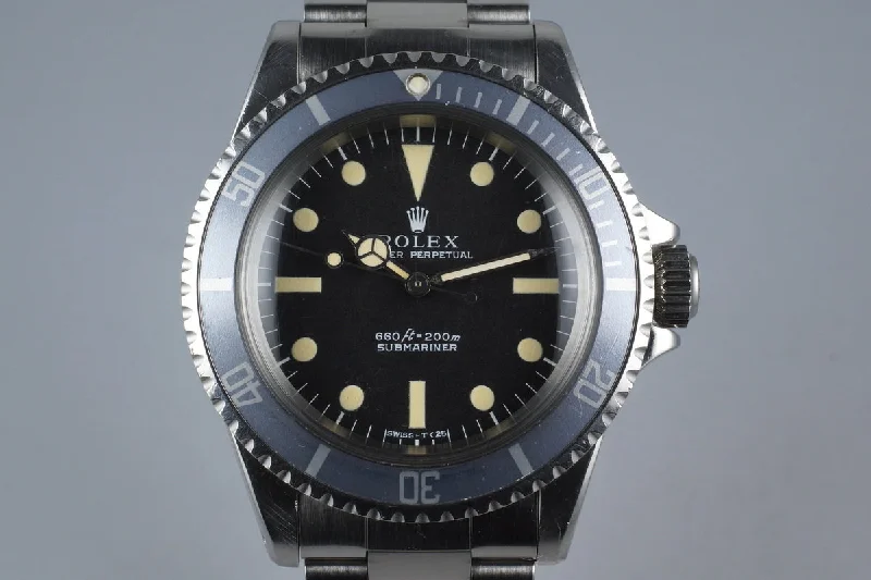 1970 Rolex Submariner 5513 with Ghost Bezel-Rolex Milgauss 116400GV Watch Green Crystal