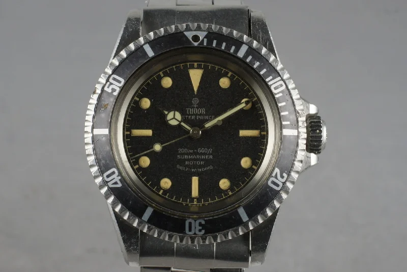 1965 Tudor Submariner 7928 with Service Papers-Rolex Submariner 114060 No Date Watch