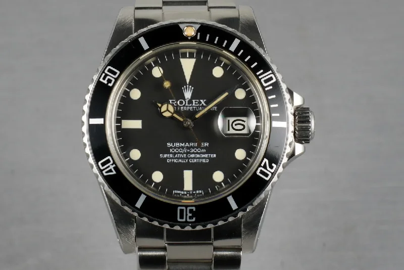 Rolex Submariner Ref: 16800 Matte Dial Box and Papers-Rolex Day-Date 36mm White Dial Watch