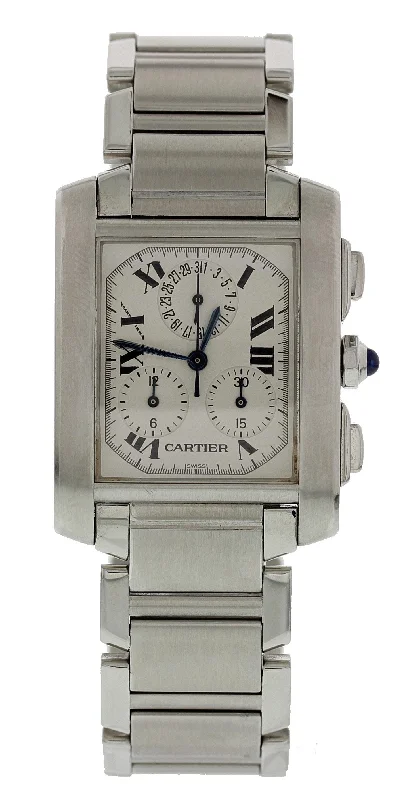 Cartier Tank Francaise 2303 Chronograph Quartz-Cartier Santos de Cartier Automatic Watch