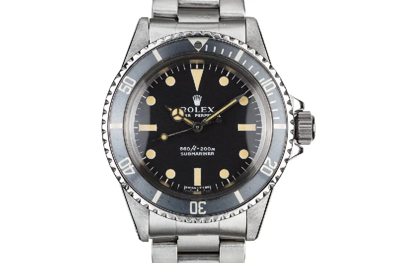 1974 Rolex Submariner 5513 with Serif Dial-Rolex Day-Date 36mm Diamond Dial Watch