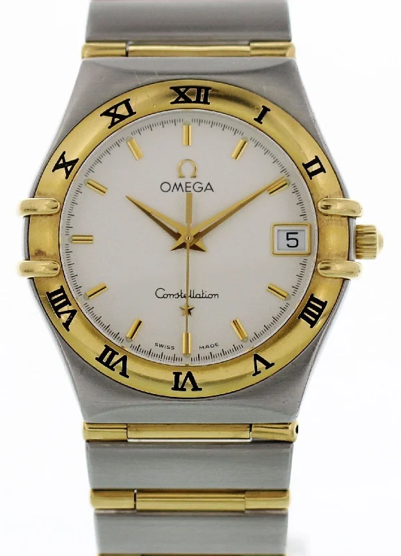 Omega Constellation 396.1201 Stainless Steel and 18K Yellow Gold Watch-Omega Seamaster Aqua Terra GMT Watch