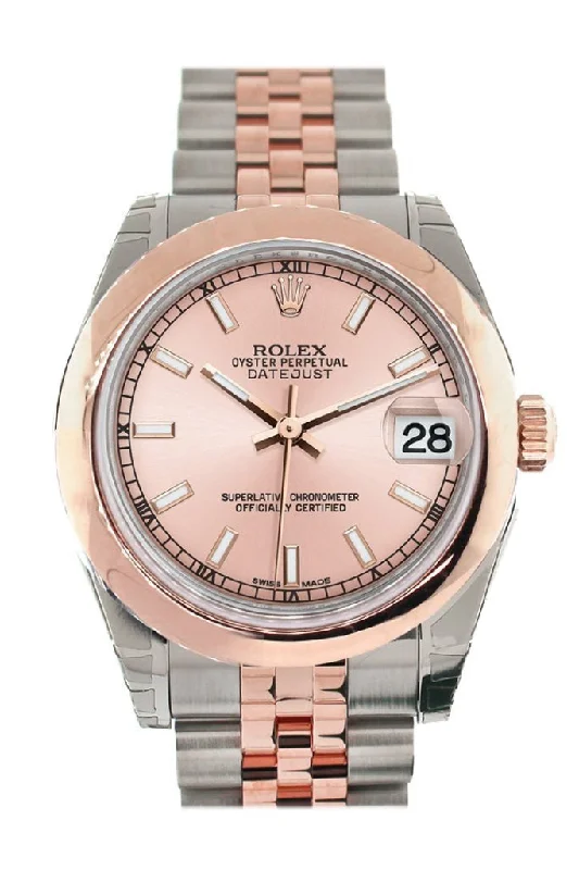 Rolex Datejust 31 Pink Dial 18K Rose Gold Two Tone Jubilee Ladies Watch 178241-Rolex Daytona 116518LN Watch