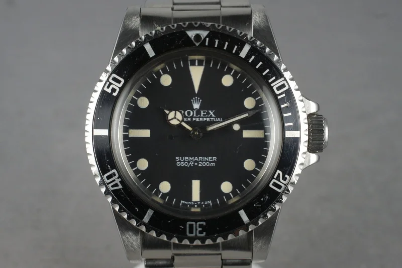 1984 Rolex Submariner 5513 Maxi Dial-Rolex Submariner 116613LB Two-Tone Watch