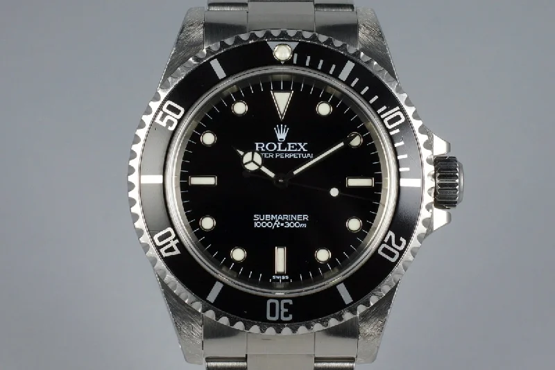 1997 Rolex Submariner 14060 with Box and Papers-Rolex GMT-Master II 126710BLRO Pepsi Dial Watch