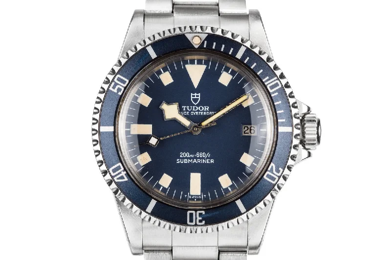 1981 Tudor Snowflake Submariner 94110 Blue Dial-Rolex Day-Date 40mm Blue Dial Watch