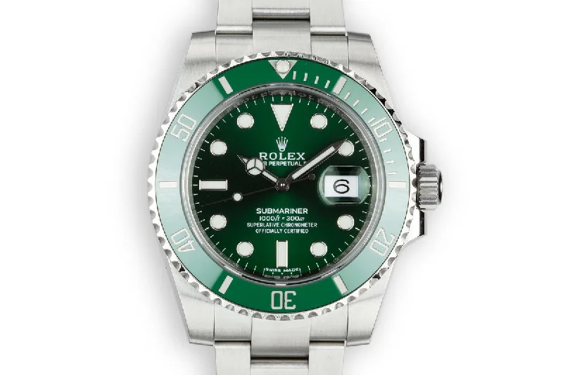 2018 Rolex Green Submariner "Hulk" 116610LV with Box and Papers-Rolex Cosmograph Daytona White Dial Watch