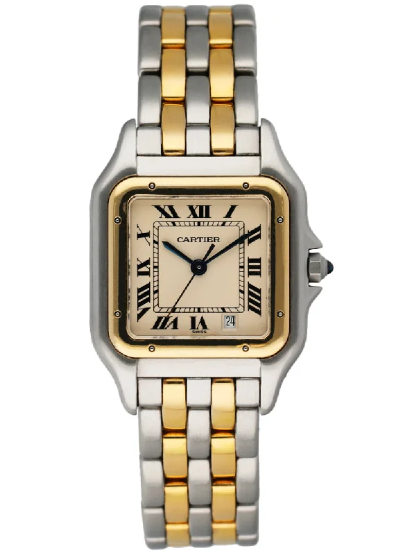 Cartier Panthere 183949 Two Row Midsize Ladies Watch-Cartier Tank Watch Large