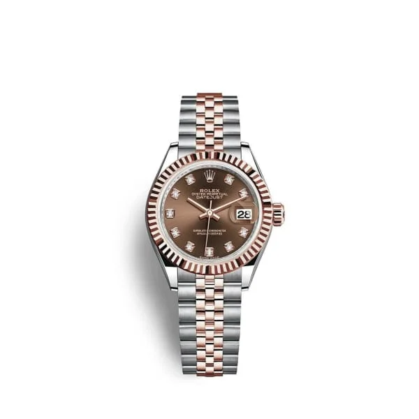 Rolex Lady-Datejust 28mm - Ref: 279171-0011 - Chocolate Diamond Dial, Two Tone Stainless Steel & 18K Rose Gold Jubilee Bracelet Women's Watch-Rolex GMT-Master II 126711 Watch