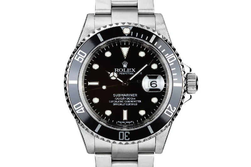 2007 Rolex Submariner 16610 with Box and Papers-Rolex Day-Date 40mm Diamond Dial Watch