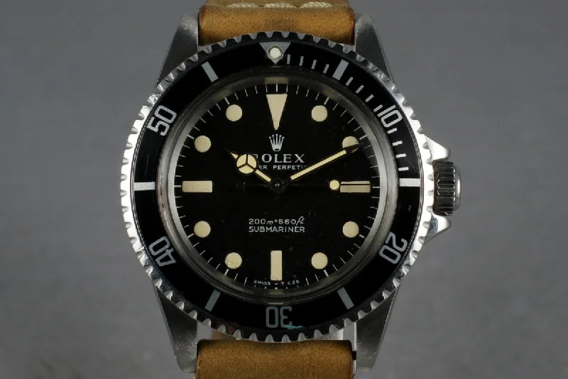 1967 Rolex Submariner 5513 Meters First with Service Papers-Rolex Yacht-Master 42mm Watch