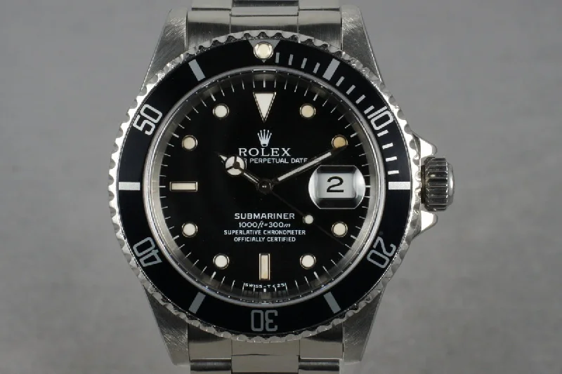 1995 Rolex Submariner 16610 with Box and Papers-Rolex GMT-Master II 126710BLNR Batman Watch