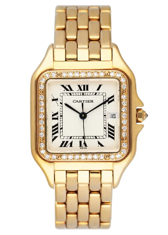 Cartier Panthere 88270147 Diamond Watch-Cartier Panthère de Cartier 18k Gold Watch