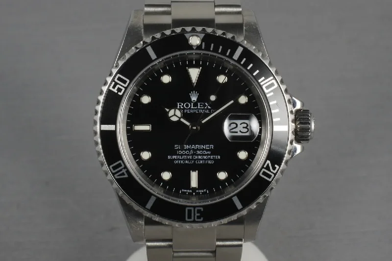 2005 Rolex Submariner  16610 Box and Papers-Rolex GMT-Master II 126711CHNR Watch