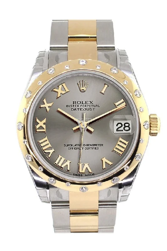 Rolex Datejust 31 Steel Roman Dial Diamond Bezel 18K Gold Two Tone Ladies 178343 Pre-owned-Rolex Daytona Men’s Chronograph Watch