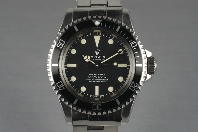 1967 Rolex Submariner 5513 with 5512 Maxi Dial-Rolex Day-Date 36mm White Dial Watch