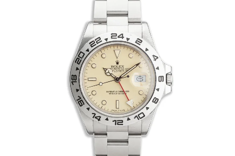 1984 Rolex Explorer II 16550 Unpolished "Cream" Rail Dial-Rolex Daytona 116500LN Ceramic Watch