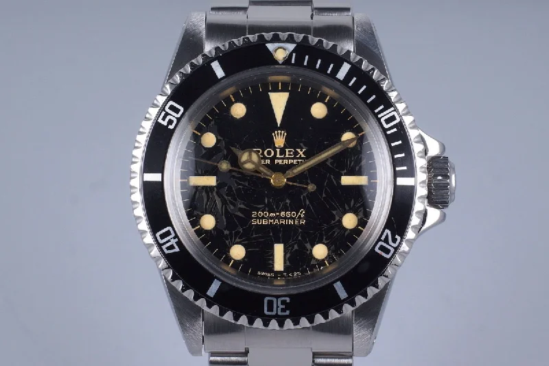 1965 Rolex Submariner 5513 Glossy Gilt Meters First Dial-Rolex Yacht-Master 40mm Steel Watch