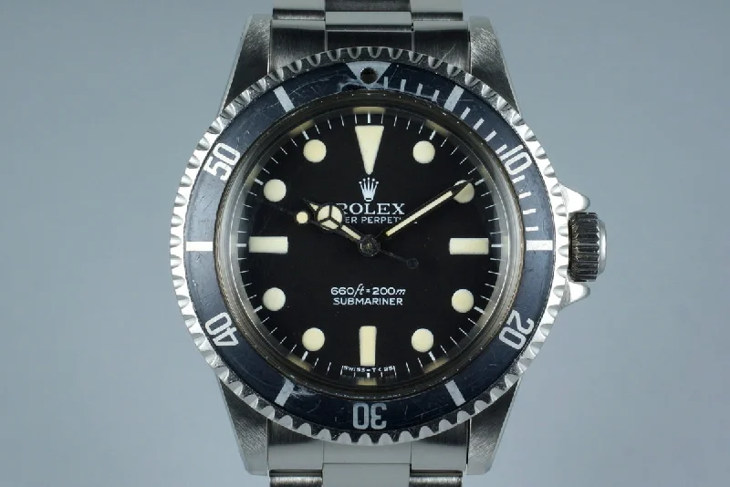 1979 Rolex Submariner 5513 Mark I Maxi Dial-Rolex Yacht-Master 40mm Steel Watch