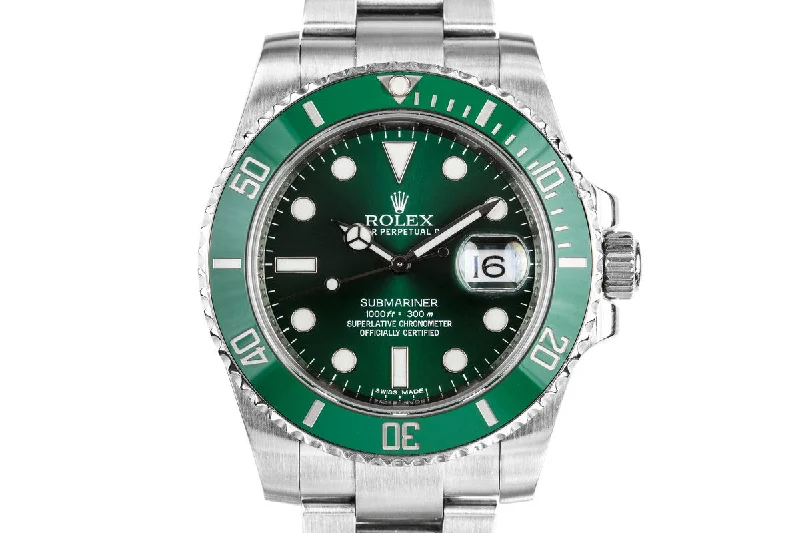 2010 Rolex Submariner 116610V "Hulk" with Box and Papers-Rolex Submariner Date Watch