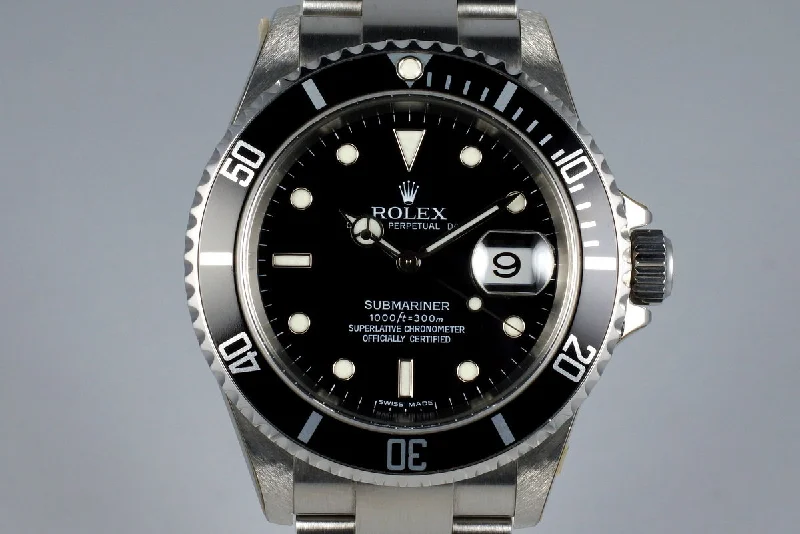 2005 Rolex Submariner 16610 with Stickers-Rolex Day-Date President Watch