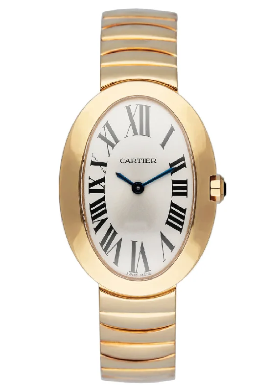 Cartier Baignoire 3208 18K Yellow Gold Ladies Watch Box Papers-Cartier Love Bangle Diamond Edition